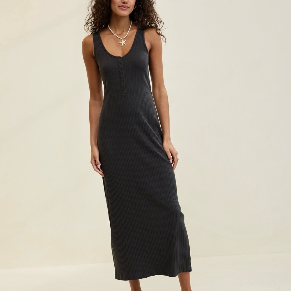 Aerie double V Henley maxi dress